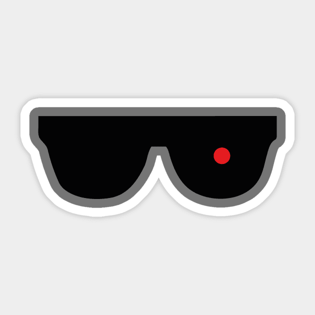 Minimalist Terminator Sticker by PWCreate